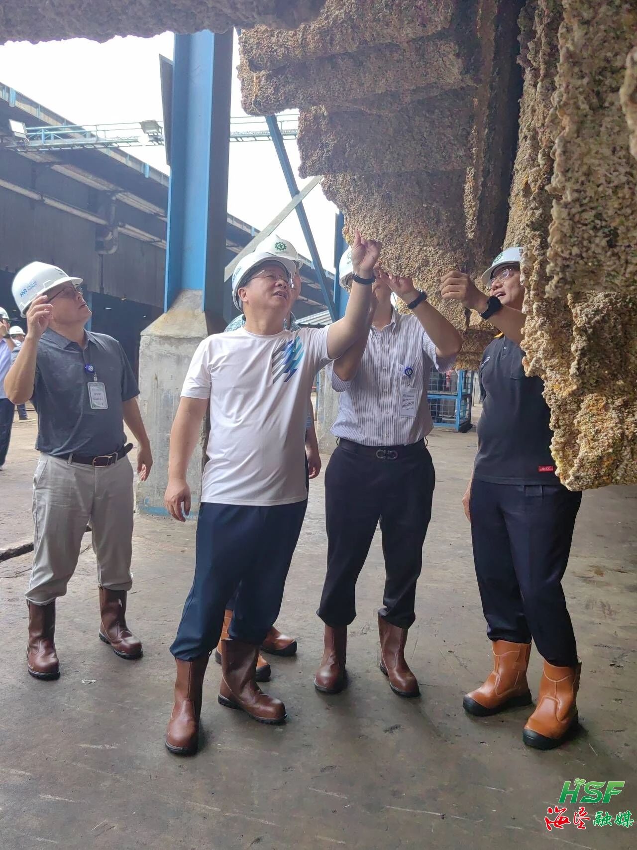 包洪文一行調(diào)研合盛農(nóng)業(yè)SGO加工廠。